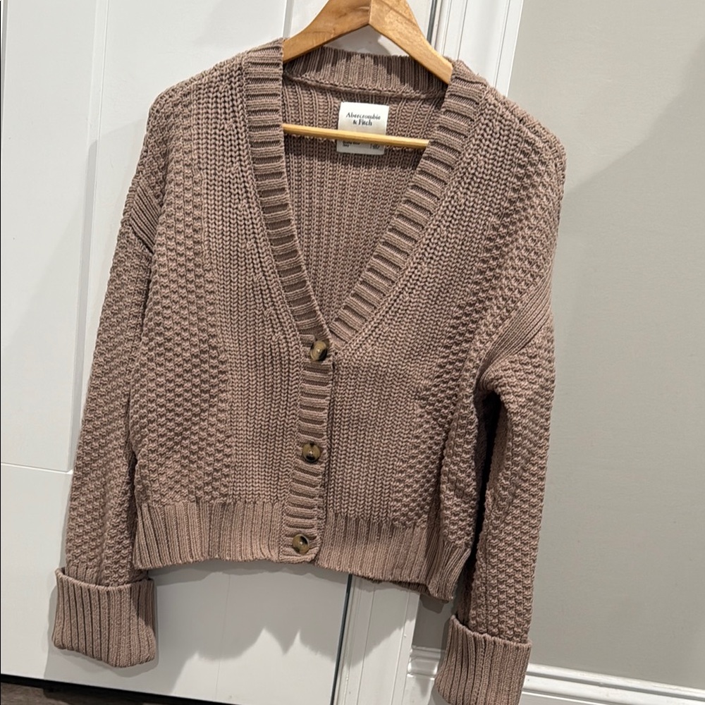 Abercrombie and fitch Brown Knit Sweater
